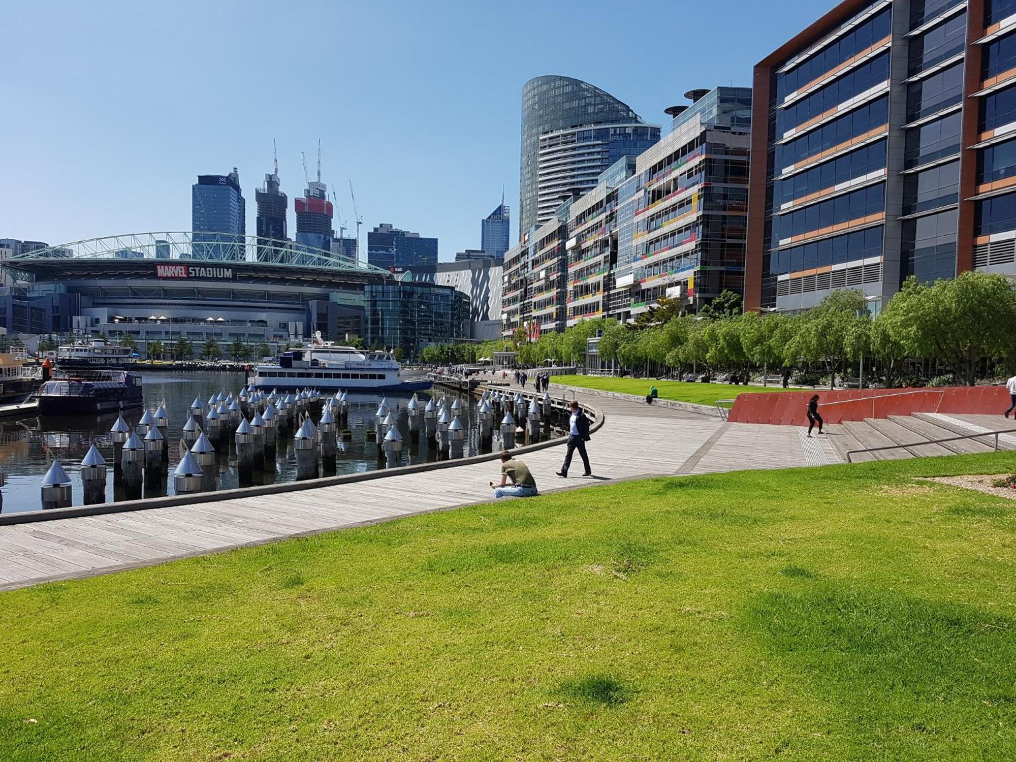 Melbourne Docklands Riverside Views Exteriér fotografie